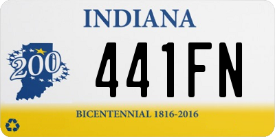 IN license plate 441FN