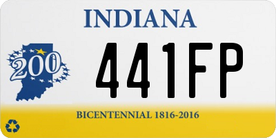 IN license plate 441FP