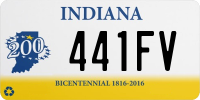 IN license plate 441FV