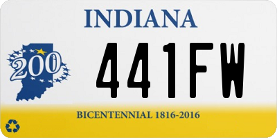 IN license plate 441FW