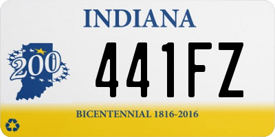 IN license plate 441FZ