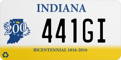 IN license plate 441GI