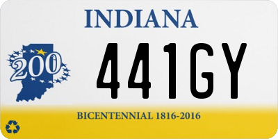 IN license plate 441GY