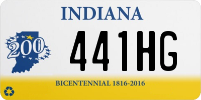 IN license plate 441HG