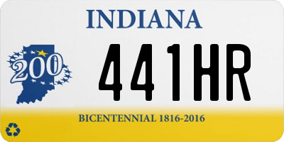 IN license plate 441HR