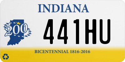 IN license plate 441HU