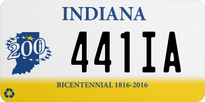 IN license plate 441IA