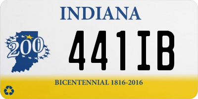 IN license plate 441IB