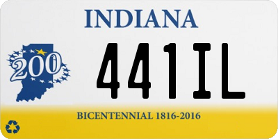 IN license plate 441IL