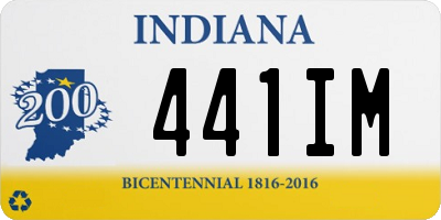 IN license plate 441IM