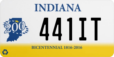 IN license plate 441IT