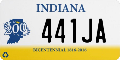 IN license plate 441JA