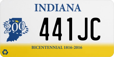 IN license plate 441JC