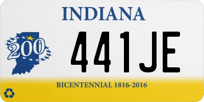 IN license plate 441JE