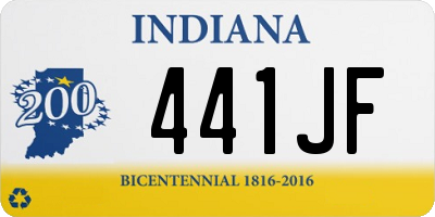 IN license plate 441JF