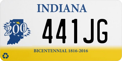 IN license plate 441JG