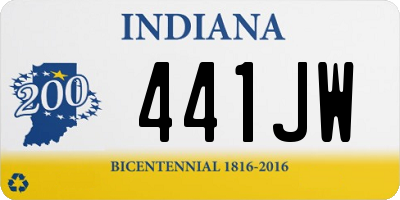 IN license plate 441JW