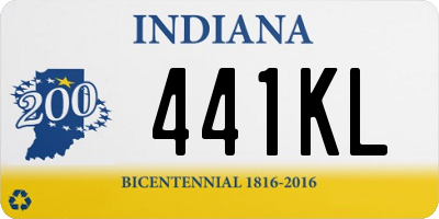 IN license plate 441KL