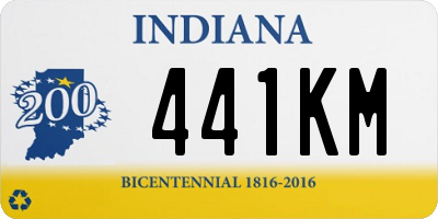 IN license plate 441KM