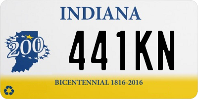 IN license plate 441KN