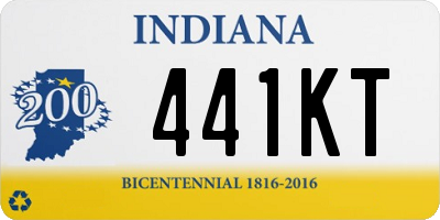 IN license plate 441KT