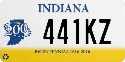 IN license plate 441KZ