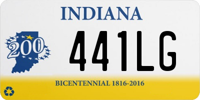IN license plate 441LG