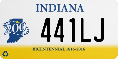 IN license plate 441LJ