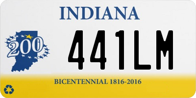 IN license plate 441LM