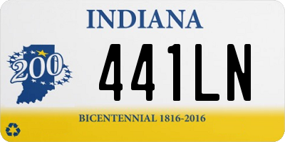 IN license plate 441LN