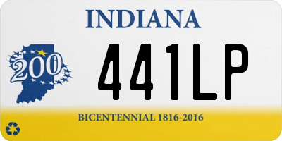 IN license plate 441LP