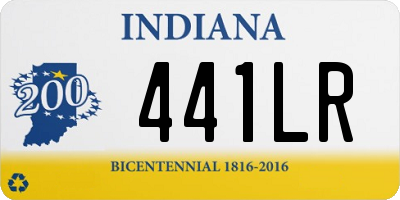 IN license plate 441LR