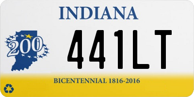 IN license plate 441LT