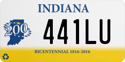 IN license plate 441LU