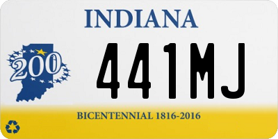 IN license plate 441MJ
