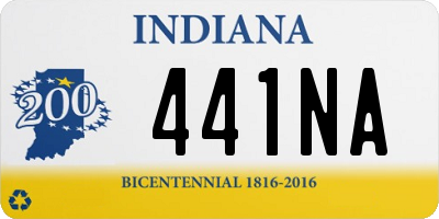 IN license plate 441NA