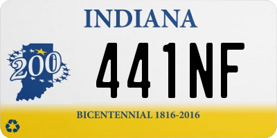 IN license plate 441NF