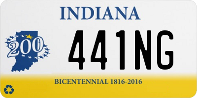 IN license plate 441NG