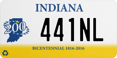 IN license plate 441NL