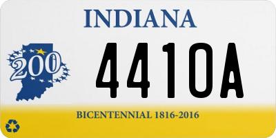 IN license plate 441OA