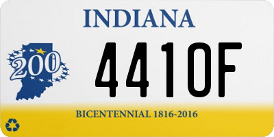 IN license plate 441OF