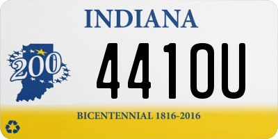 IN license plate 441OU