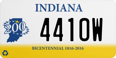 IN license plate 441OW