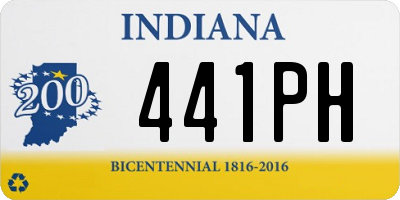IN license plate 441PH