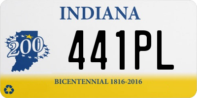 IN license plate 441PL