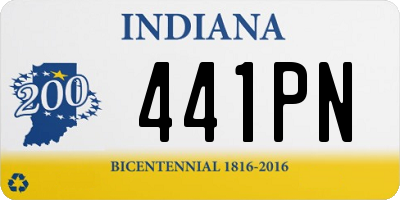 IN license plate 441PN