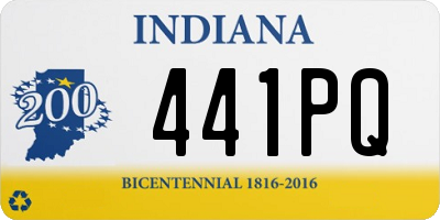 IN license plate 441PQ