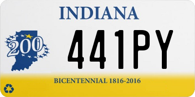 IN license plate 441PY