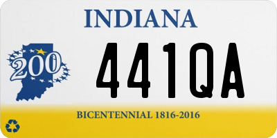 IN license plate 441QA