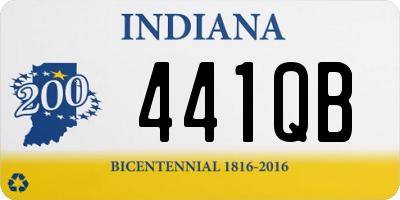 IN license plate 441QB